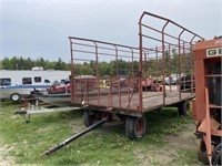 H&S 16' hay rack on H&S gear