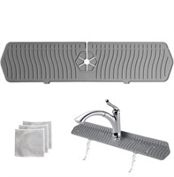 ($28) 24 in Kitchen Sink Splash Guard, Faucet