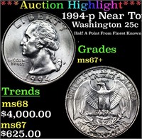 ***Auction Highlight*** 1994-p Washington Quarter