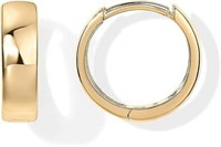 SM4321  PAVOI Huggie Hoop Earrings, Gold, 14K, 925