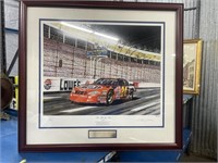 Framed and matted, the All-Star race 2001, 113 a