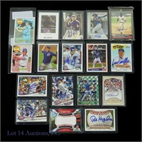 Chicago Cubs Autographed Baseball Cards (17)