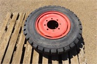 New 6.50 x 16  Forklift Tire w/ Rim #