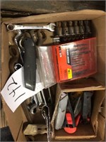 Wrenches, Knives, and drill bits
