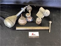 Horn, oil can, miscellaneous
