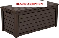 Keter 165 Gallon Weather Resistant Resin Deck Stor