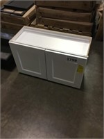 30" x 18" White Wall Cabinet