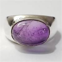 $340 Silver Amethyst Ring