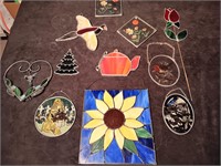 Offering Of Hand Made Stained Glass Window Art.