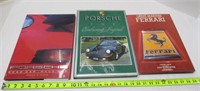 Ferrari & 2 Porsche Coffee Table Books