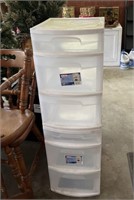 Set of 2 sterilite -3 drawer tower Stackable