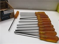 12 Xcelite 3/16 Hex Screwdrivers