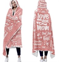 Vprintes Mother’s Day Hooded Blanket