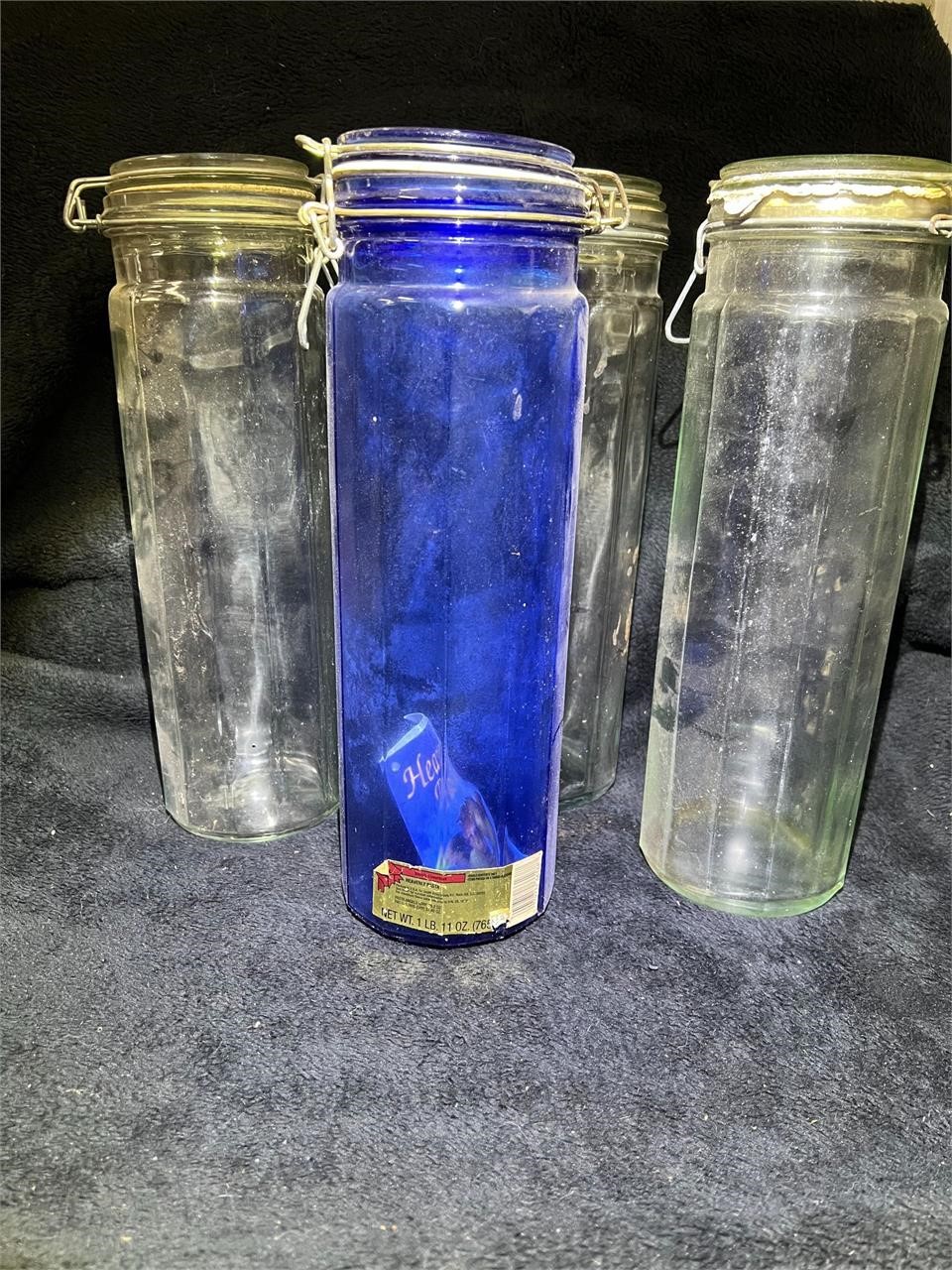 Set of 4 Tall Canisters