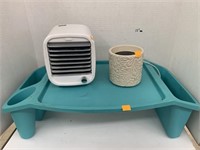 Lap Desk, Fan, Candle Warmer