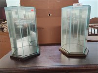 2 17" T Display cases
