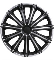 New DriveStyle Nero Wheel Cover, Silver/Black, for