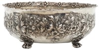 Tiffany & Co. Repousse Footed Center Bowl