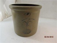 Red Wing #2 Stoneware Crock has crack