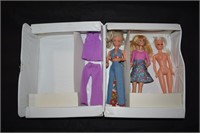 Vtg Mattel Barbie Fashion Doll Trunk 1004 w/