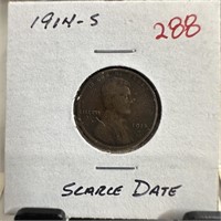 1914-S WHEAT PENNY CENT