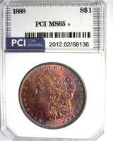 1888 Morgan MS65+ LISTS $425