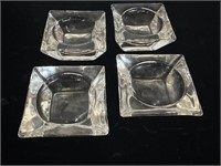 Lot of 4 Vintage Glass Salts