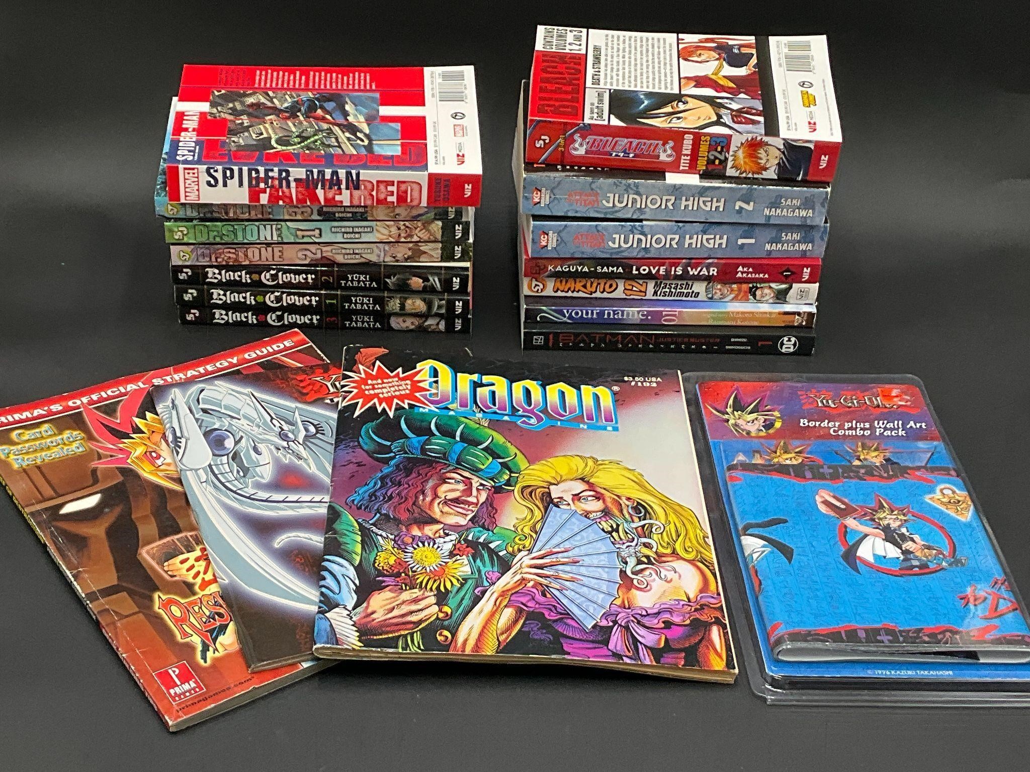 Manga Collectibles Lot - Books & Misc Item