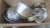 Box Of Misc Kitchen Items - Pots & Pans, Etc