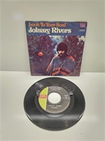 VTG JOHNNY RIVERS "LOOK TO YOUR SOUL" 45 LP VINYL