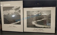 Framed Ansel Adams posters