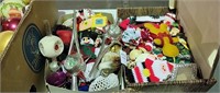 Boxes of Vintage Christmas Ornaments