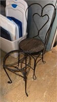 Metal Birsto Chair & Plant Stand