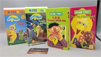 Sesame Street & Teletubbies VHS