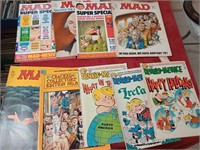 Comic books Dennis the menace ,mad and more