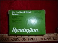 1000pc Remington No. 1 1/2 Small Pistol Primers