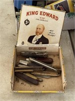 Cigar Box w/ Pocket Knives