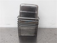 1/6 SIZE 4" STAINLESS STEEL INSERT *BID PER ITEM