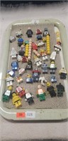 Tray Of Assorted LEGO Mini Figurines & More