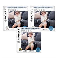 Honest Clean Training Pants  2T/3T  78 Count