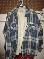 Fleece Lined Flannel Shirt Men's Sz. XXL