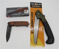 NEW! Folding Saw and UCMC Pocket Knife