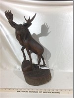 Carving of a Moose