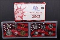 2002 US Silver Proof Set - #10 Coin Set