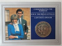 1981 Royal Wedding Commemorative Coin