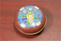 A Chinese Cloisonne Round Box