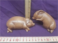 Pair of Ceramic Pigs