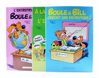 Boule et Bill créent une entreprise. Lot de 3 vol