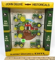 JD Historicals 8 tractor set, Blueprint