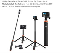 UURig Extendable Selfie Stick Tripod for